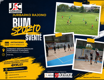 Artėja Jurbarko rajono bendrojo ugdymo mokyklų sporto šventė 